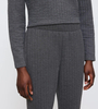 Spodnie Triumph Cozy Comfort Trouser Quilted 01  DARK GREY MELANGE