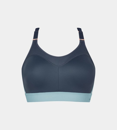 Granatowy Biustonosz z fiszbiną Triumph Triaction Control Lite W01