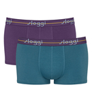 Majtki sloggi men Start Hipster C2P box TURQUOISE - DARK COMBINATION