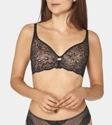 Czarny Biustonosz z fiszbiną Triumph Amourette Charm W02