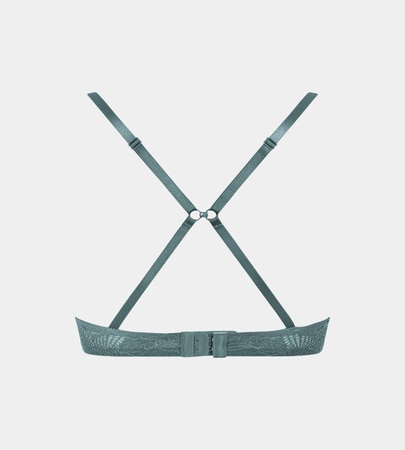 Zielony Biustonosz Push-up na fiszbinie Triumph Lace Spotlight WHUM