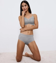 Majtki Triumph Smart Natural Maxi EX  GREY SHADOW