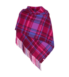 Szalik Accessories Blanket Scarf RED PRINTS