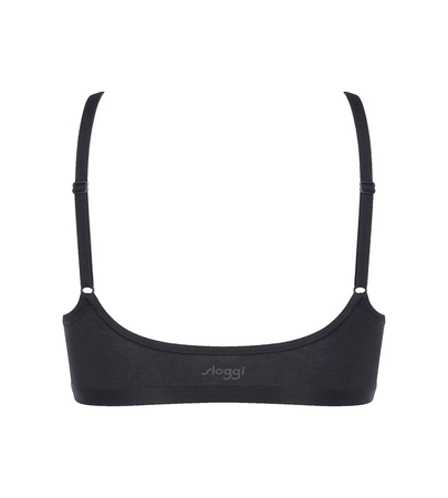 Koszulka damska sloggi GO Daily Cotton Top kolor BLACK