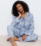 Piżama Triumph Boyfriend Fit PW 03  BLUE PRINTS