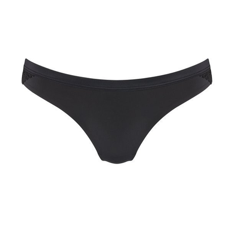 Majtki Triumph Aura Spotlight High Leg String kolor Czarny
