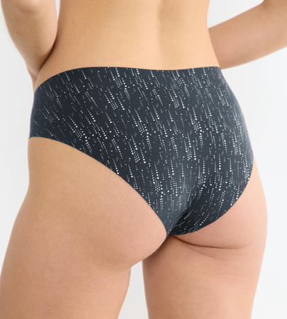 Damskie majtki sloggi ZERO Feel 2.0 Festive High leg BLACK COMBINATION