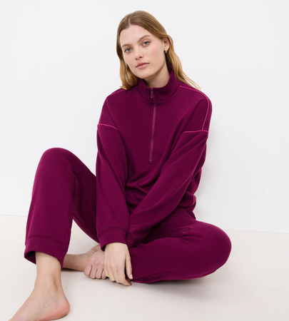 Bluzka Triumph MyWear Lounge Sweater DARK WINE