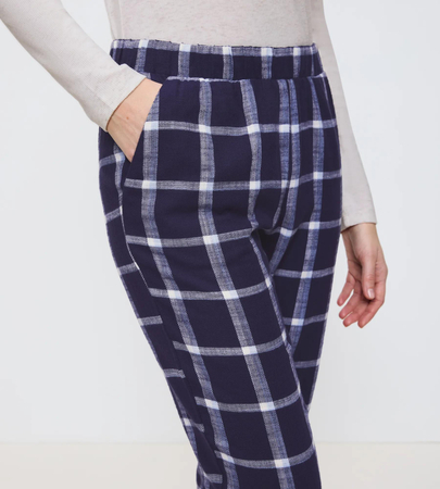 Spodnie od piżamy Triumph Mix & Match Tapered Trouser Flannel 02 X  GREY COMBINATION