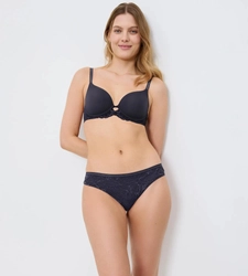 Majtki Triumph Amourette Charm T Brazilian01  INK GREY