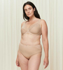 Biustonosz z fiszbinami Triumph Modern Lace+Cotton W02 NEUTRAL BEIGE