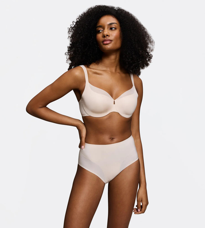 Damskie majtki modelujące BMU Illusion Curve Maxi NUDE BEIGE