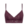 Biustonosz sloggi ZERO Lace 2.0 Longline Bra kolor CLARET