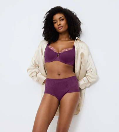 Majtki Triumph Wild Rose Sensation Maxi PURPLE