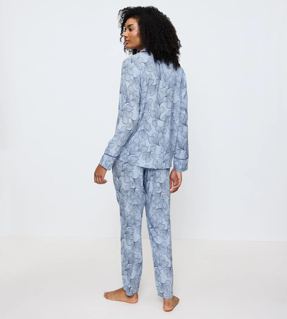 Piżama Triumph Boyfriend Fit PW 03  BLUE PRINTS