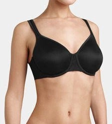Czarny Biustonosz z fiszbiną Triumph Comfort Minimizer W X