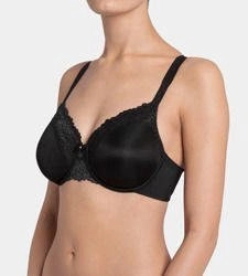 Czarny Biustonosz z fiszbiną Triumph Ladyform Soft W X