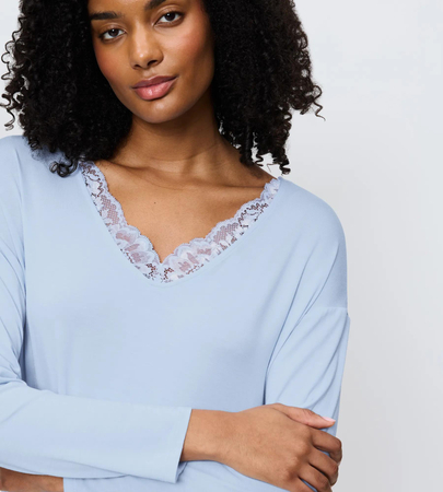 Koszula nocna Triumph Timeless Sensuality NDK LSL  ICE