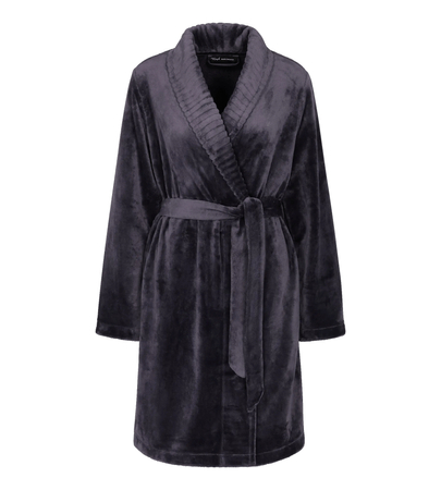 Szlafrok Triumph Robes Fleece Robe 01  INK GREY