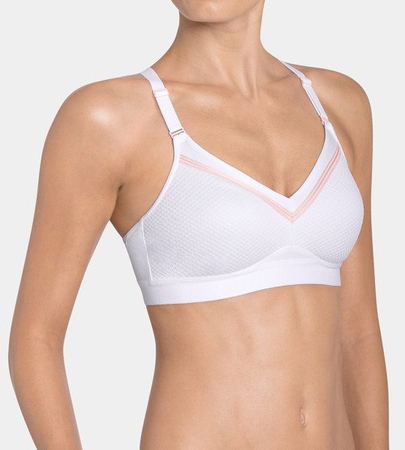 Biały Biustonosz bez fiszbin Triumph Triaction Free Motion N