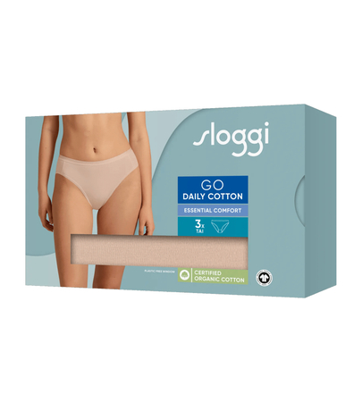 Majtki sloggi GO Daily Cotton Tai 3P NEW BEIGE