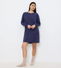 Koszula nocna Triumph Endless Comfort NDK 01 LSL  BLUE - DARK COMBINATION