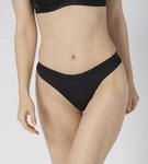 Majtki Triumph Aura Spotlight High Leg String kolor Czarny