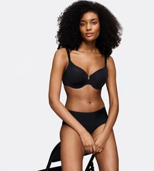 Biustonosz z fiszbinami typu minimizer Triumph BMU Illusion Curve W01 BLACK