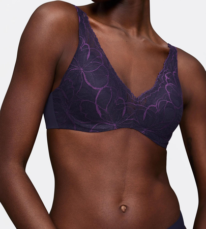 Biustonosz Triumph Body Make-Up Illusion Lace WP  PRUSSIAN BLUE