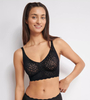 Biustonosz sloggi ZERO Feel Bliss Bralette kolor BLACK