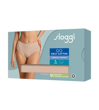 Majtki sloggi GO Daily Cotton Midi NEW BEIGE