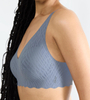 Biustonosz sloggi ZERO Feel Bliss Soft bra BLUISH GRAY