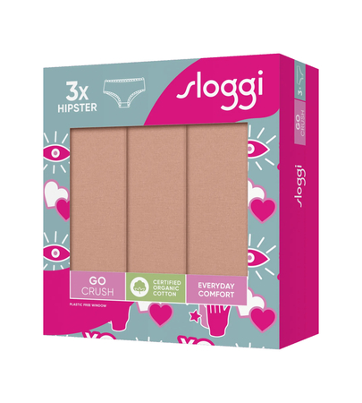 Majtki sloggi GO Crush Hipster C3P CAMEO BROWN