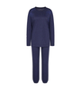Piżama Triumph Endless Comfort PK 01 LSL  BLUE - DARK COMBINATION