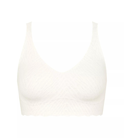 Biustonosz sloggi ZERO Feel Bliss Bralette kolor SILK WHITE