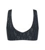 Miękki biustonosz bez fiszbin sloggi ZERO Feel 2.0 Festive Bralette BLACK COMBINATION