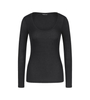 Czarna Koszulka Triumph Beauty Layers Top Scoop Neck
