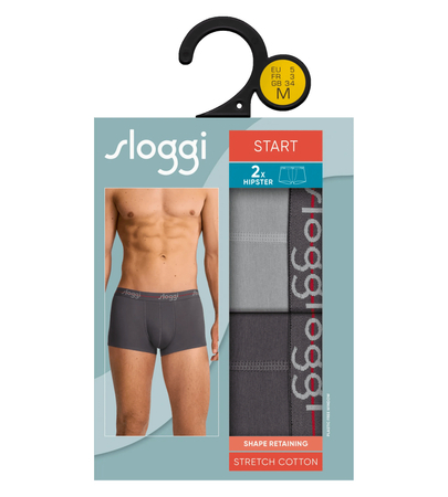 Majtki sloggi men Start Hipster C2P box BLACK PRINTS
