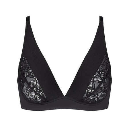 Czarny Bezfiszbinowy BiustonoszTriumph Vivid Spotlight N X