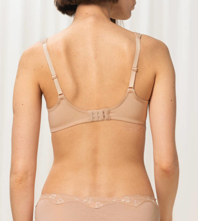 Biustonosz z fiszbinami Triumph Modern Lace+Cotton W02 NEUTRAL BEIGE