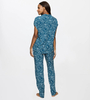 Piżama Damska TRIUMPH Boyfriend Fit PW X kolor SEA BLUE LIGHT COMBINATION
