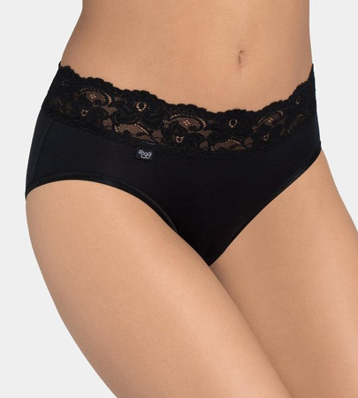 Czarne Majtki sloggi Romance Midi