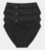 Czarne Majtki Damskie sloggi Basic+ Tai 3P
