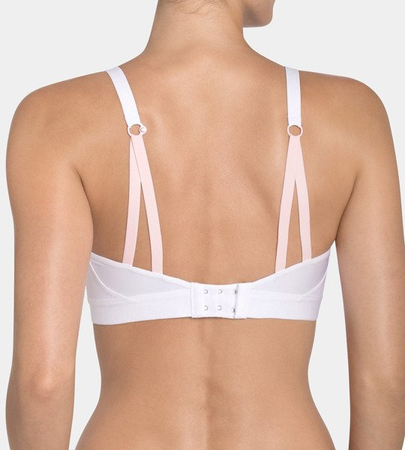 Biały Biustonosz bez fiszbin Triumph Triaction Free Motion N