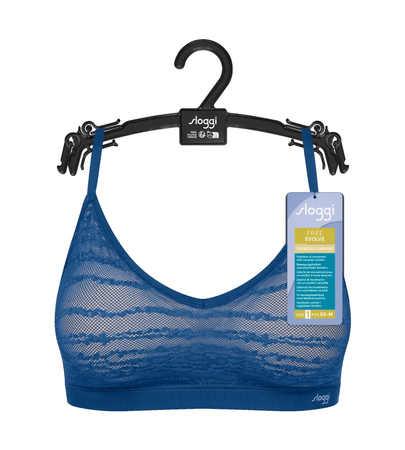 Biustonosz sloggi FREE Evolve PU Lace BLUE SAPPHIRE