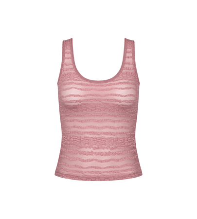 Koszulka sloggi FREE Evolve Tank Top Lace DATE NIGHT PINK