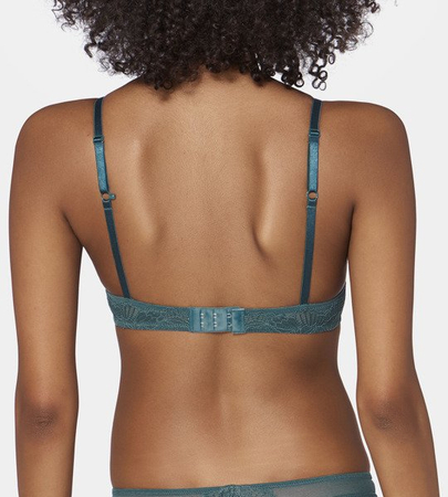 Zielony Biustonosz Push-up na fiszbinie Triumph Lace Spotlight WHUM