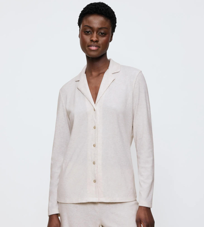 Bluzka od piżamy Triumph Mix & Match LSL Top BF Soft  LIGHT GREY MELANGE