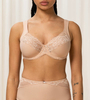 Biustonosz z fiszbinami Triumph Modern Lace+Cotton W02 NEUTRAL BEIGE