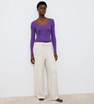 Koszulka Triumph Beauty Layers Top Scoop Neck PURPLE HAZE